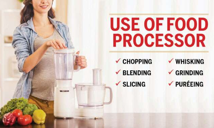 Uses of food processor